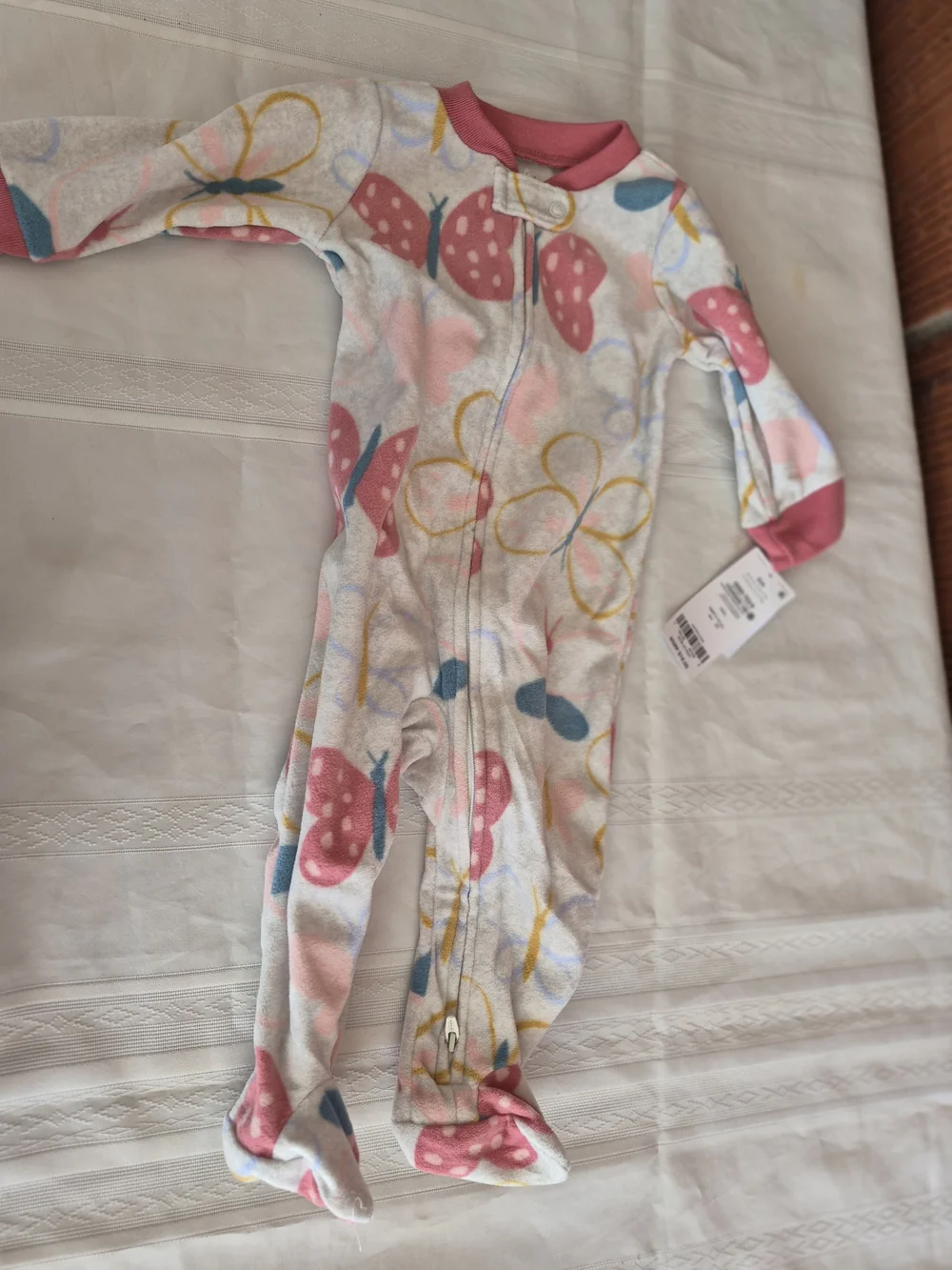 Carter's Floral Mint Green Hooded Top with Pink Leggings Set